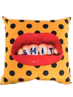 Seletti coussin à pois (50x50 cm) - Jaune