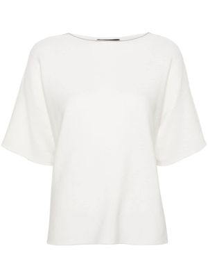 Fabiana Filippi pull en coton biologique - Blanc