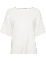 Fabiana Filippi t-shirt à détail de chaîne - Blanc - thumbnail