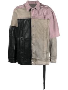 Rick Owens DRKSHDW veste Jumbo Worker à design patchwork - Gris