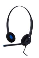 Alcatel-Lucent Enterprise AH 22 M On Ear headset Telefoon Kabel Zwart Ruisonderdrukking (microfoon)