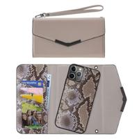 Mobilize 2in1 Elegant Magnet Clutch Apple iPhone 11 Pro Beige Snake