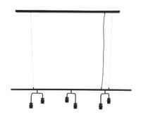 Light & Living Hanglamp Edisa 6-Lamps - Mat Zwart