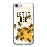 Let it bee: iPhone 8 Transparant Hoesje Let it bee: iPhone 8 Transparant Hoesje