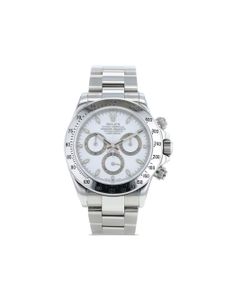 Rolex montre Daytona 40 mm pre-owned (2006) - Blanc