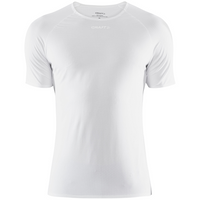 Craft Pro Dry Nanoweight SS Heren Hemd White S Craft Pro Dry Nanoweight SS Heren Hemd White S