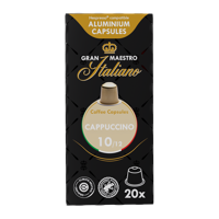Gran Maestro Italiano Cappuccino - 20 koffiecups