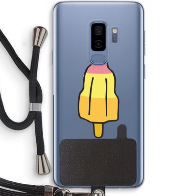 Raketijsje: Samsung Galaxy S9 Plus Transparant Hoesje met koord