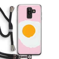 Sunny side up: Samsung Galaxy J8 (2018) Transparant Hoesje met koord