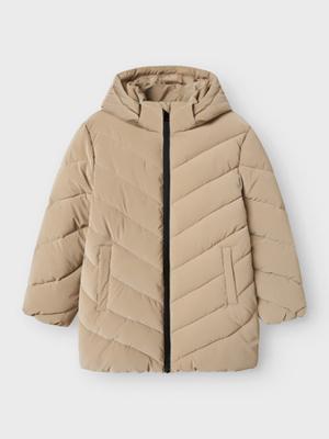 Name it winter winterjas meisjes - bruin - midi - NkfMarisa