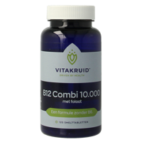 B12 Combi 10.000 met Actief Folaat 120 Smelttabletten