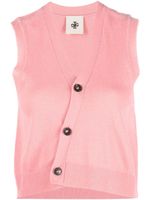 The Garment débardeur en maille à design asymétrique - Rose