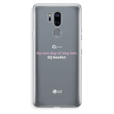 gij beslist: LG G7 Thinq Transparant Hoesje