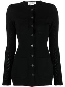 Victoria Beckham cardigan à encolure ronde - Noir