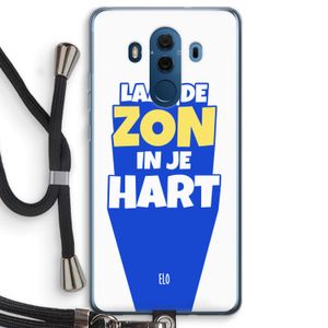 Laat de zon in je hart: Huawei Mate 10 Pro Transparant Hoesje met koord