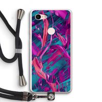 Pink Clouds: Pixel 3 XL Transparant Hoesje met koord