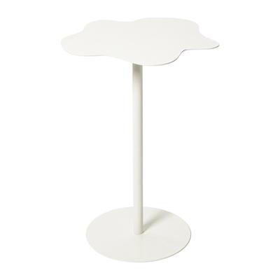Bijzettafel Mica bloem - wit