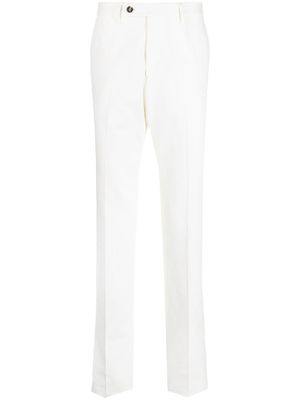 Ferragamo pantalon de costume à coupe droite - Blanc