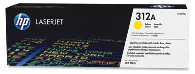 HP toner 312A, 2 700 pagina&apos;s, OEM CF382A, geel