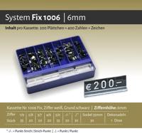 Prijscassette Fix 1006 zwartwit