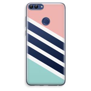 Strepen pastel: Huawei P Smart (2018) Transparant Hoesje