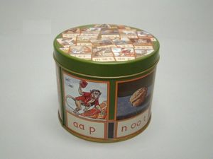 Aap noot Mies Blik klein
