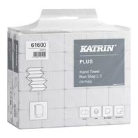 Handdoek Katrin 61600 W-vouw Plus 3laags 20,3x32cm 25x90st - thumbnail