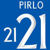 Pirlo 21 (Officiële Italië Bedrukking 2023-2024)