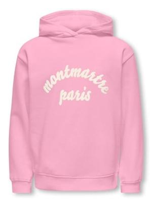 Kids ONLY winter hoodie meisjes - roze - KogHollylife - loose fit