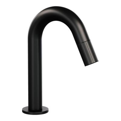 BRAUER Stripe Fonteinkraan - opbouw - gebogen uitloop - mat zwart 5-S-464
