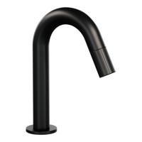 BRAUER Stripe Fonteinkraan - opbouw - gebogen uitloop - mat zwart 5-S-464