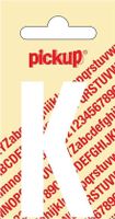 Plakletter Nobel Sticker witte letter K - Pickup - thumbnail