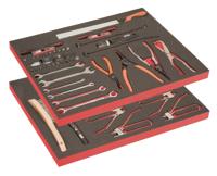 Bahco Gereedschapsset voor automotive | inclusief 2 gevulde foams - 42-delig - FF1ASET-AUTO-M6