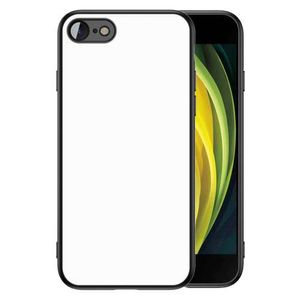 Back Cover iPhone 7/8/SE 2020/SE 2022 Telefoon Hoesje Zwart/wit