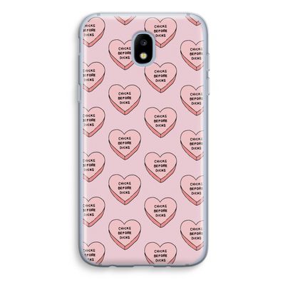 Chicks before dicks: Samsung Galaxy J5 (2017) Transparant Hoesje