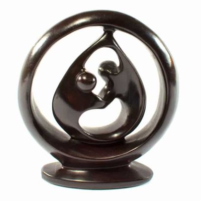 Beeld Polystone Dansend Paar (17 cm)