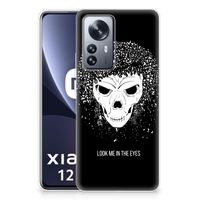 Silicone Back Case Xiaomi 12 Pro Skull Hair - thumbnail