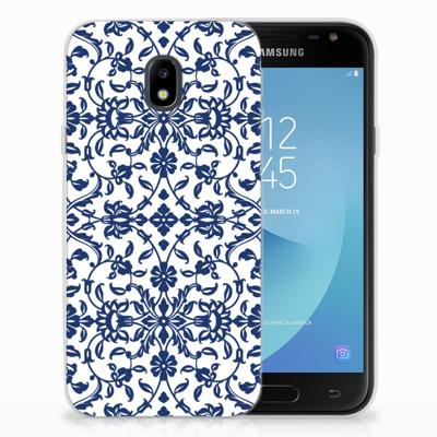 Samsung Galaxy J3 2017 | TPU Case | Flower Blue
