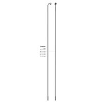 Roland Sapim spaak 13-142 leader rvs zonder nippel (100st)