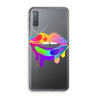 Lip Palette: Samsung Galaxy A7 (2018) Transparant Hoesje