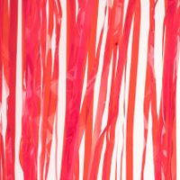 Folie deurgordijn rood transparant 200 x 100 cm   - - thumbnail