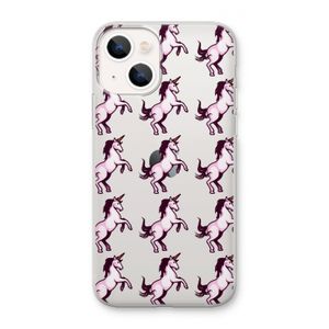 Musketon Unicorn: iPhone 13 mini Transparant Hoesje