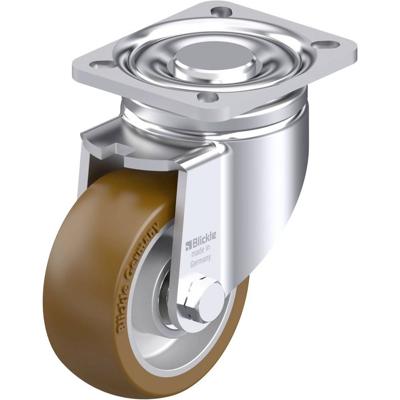 Blickle LH-ALB 101K-1 Plaatstalen zwenkwiel Wieldiameter: 100 mm Draagvermogen (max.): 400 kg 1 stuk(s)