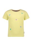 B.Nosy zomer top meisjes - geel - gebreid, embroiderie