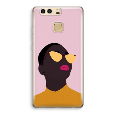 Yellow glasses: Huawei P9 Transparant Hoesje