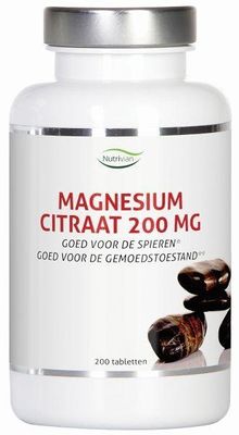 Nutrivian Magnesium citraat 200 mg (200 tab)