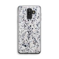 Gespikkelde marmer: Samsung Galaxy J8 (2018) Transparant Hoesje