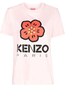 Kenzo t-shirt Boke Flower en coton - Rose