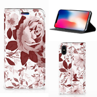 Bookcase Apple iPhone X | Xs Watercolor Flowers