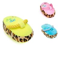 Nobleza Honden piepspeelgoed - Pluche slipper met touw Nobleza Honden piepspeelgoed - Pluche slipper met touw